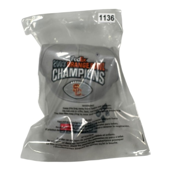 USC Trojans 2003 Orange Bowl Champions Nike Locker Room Hat Cap - Picture 9 of 9